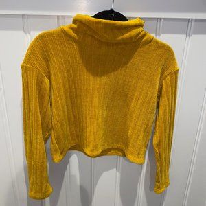 Yellow Turtleneck Sweater